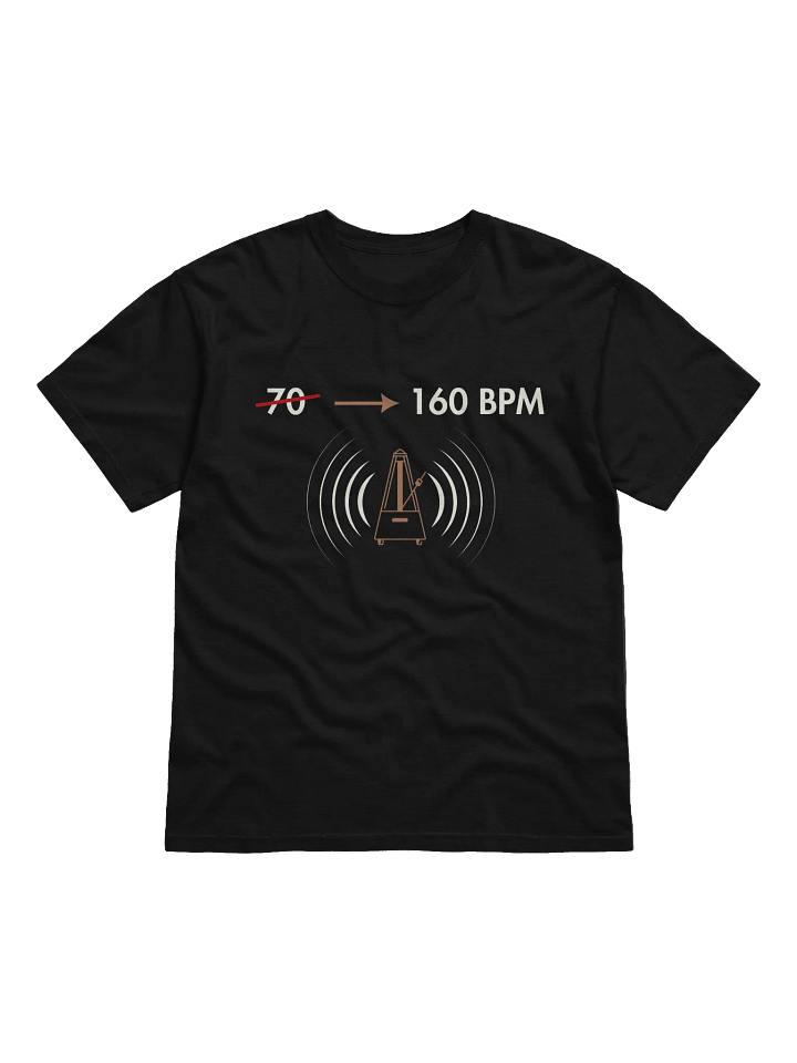 Rhythm Waves Metronome T-Shirt (Beats Per Minute) product image (1)