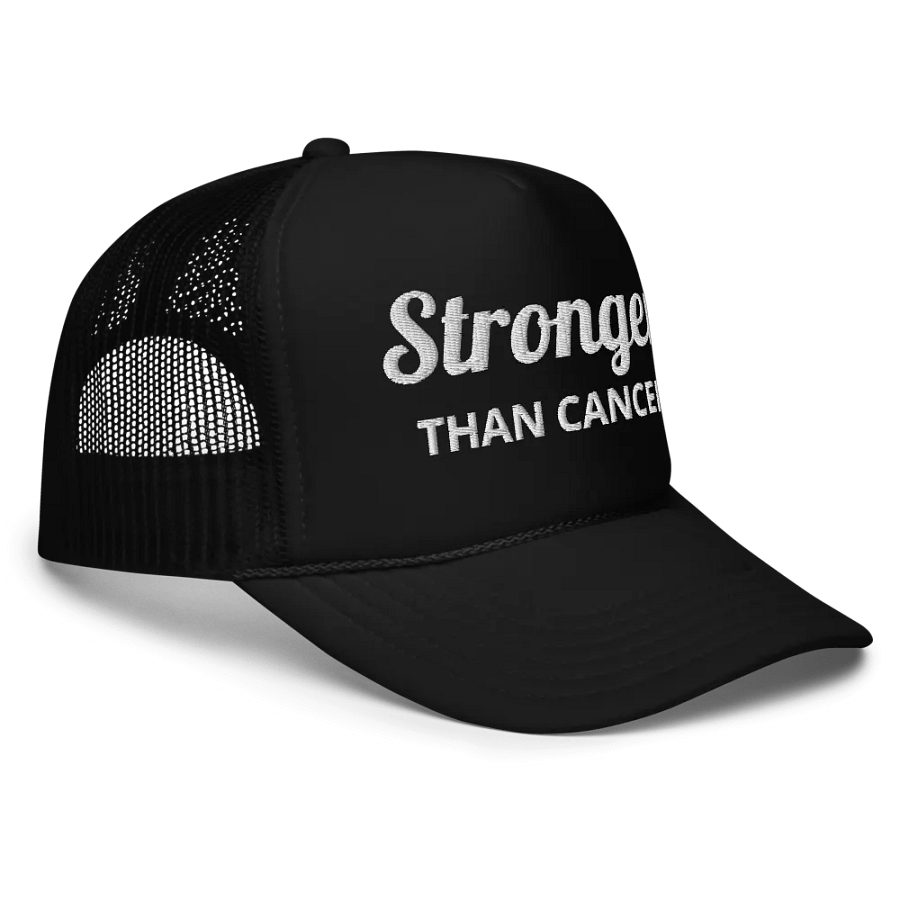 Stronger than cancer, cancer survivor, embroidered Trucker Cap product image (3)