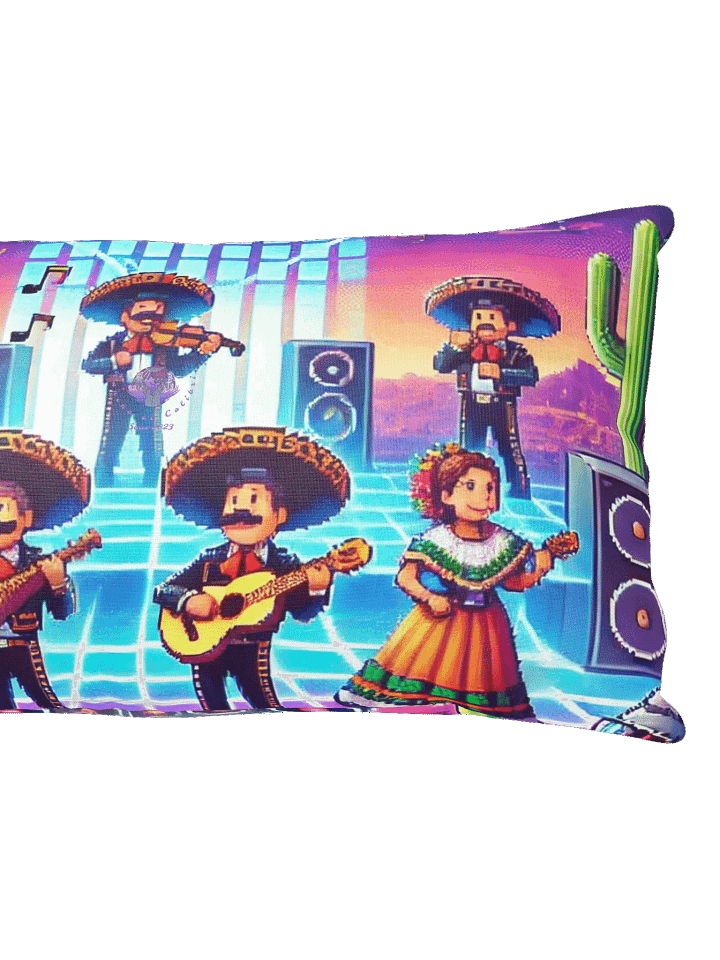 Mexicano De Siguiente Nivel Album Cover Print Pillow product image (6)