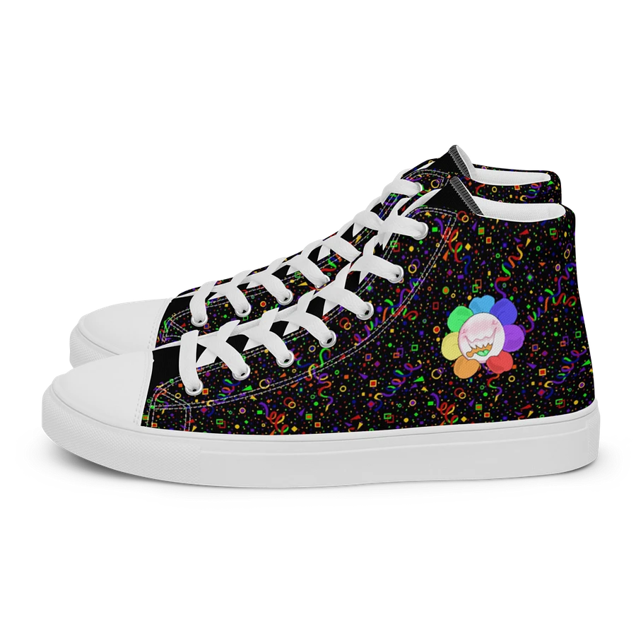 Black Arcade and White Flower Sneakers product image (2)