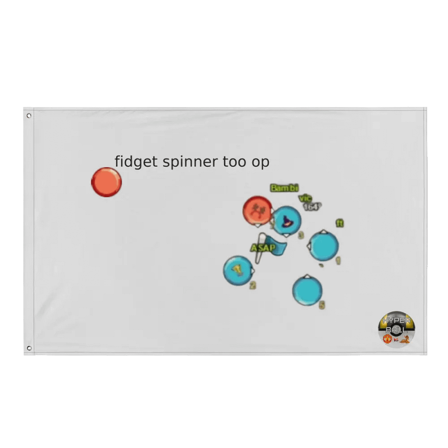 Fidget Spinner Too Op Hyperball Flag product image (1)