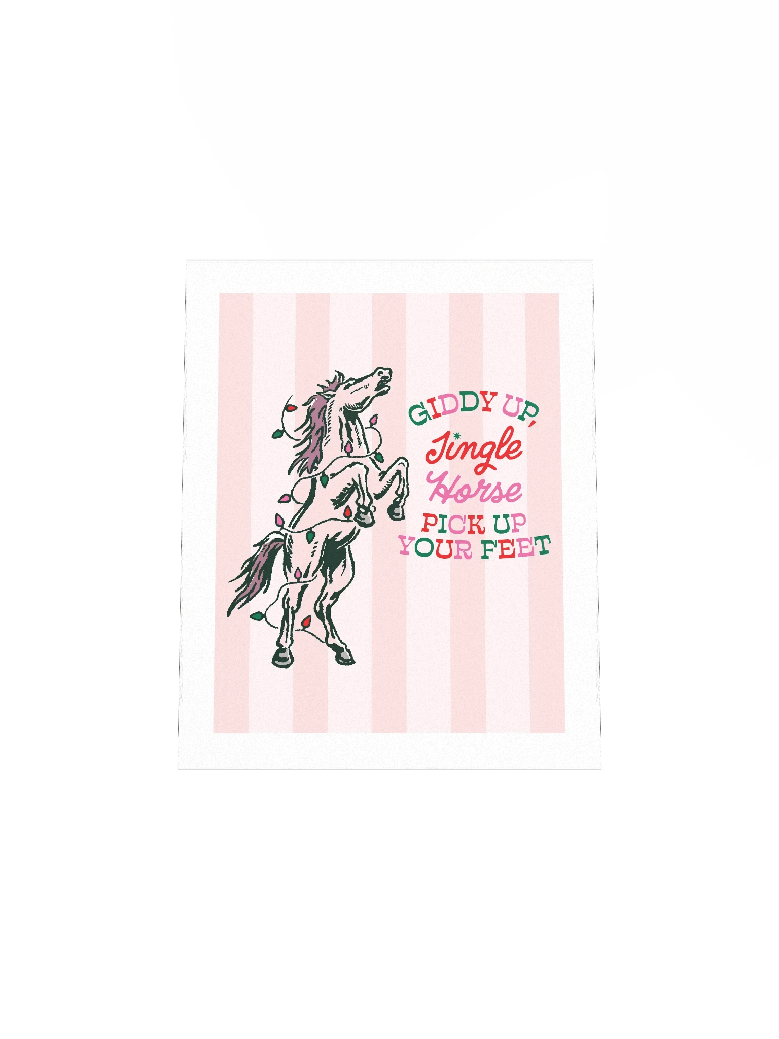 jingle horse wall print product image (11)