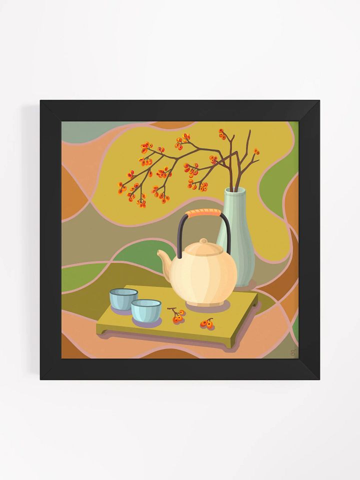 Earthy Elegance Framed Poster - Coffee Shop No. 9 product image (5)