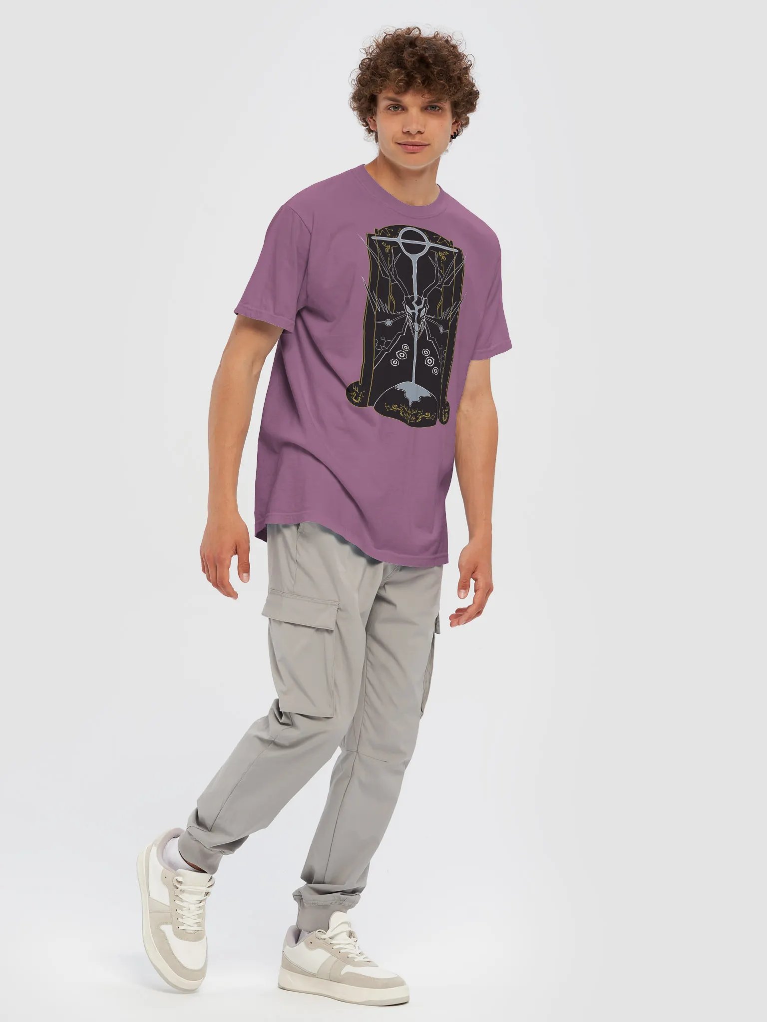 Blue Blight Sigil Heavyweight Shirt product image (55)