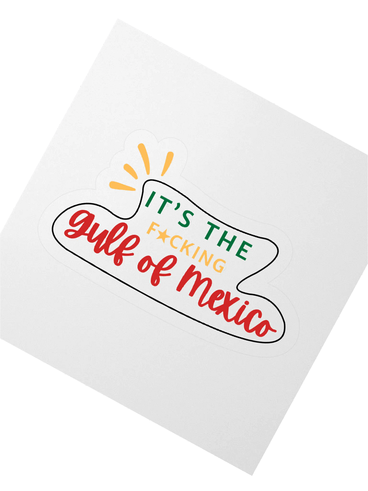 GULF OF MEXICO Kiss Cut Sticker product image (2)