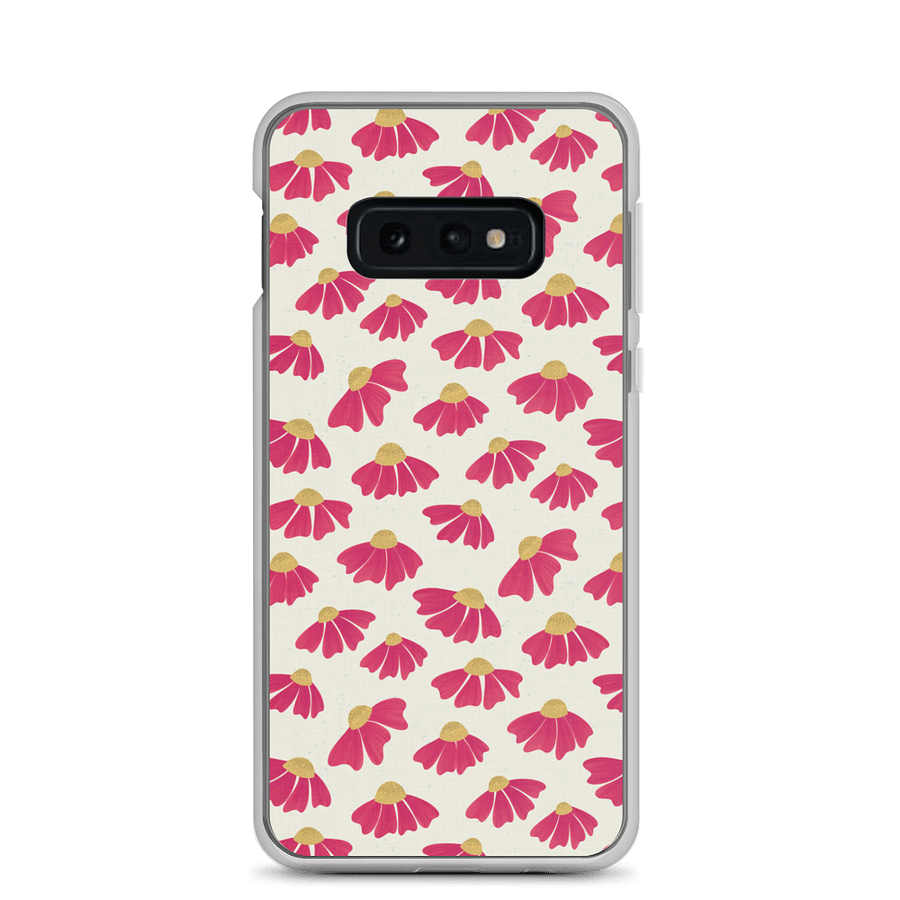 Cosmic Bloom Falling Flowers Soft Case for Samsung product image (3)