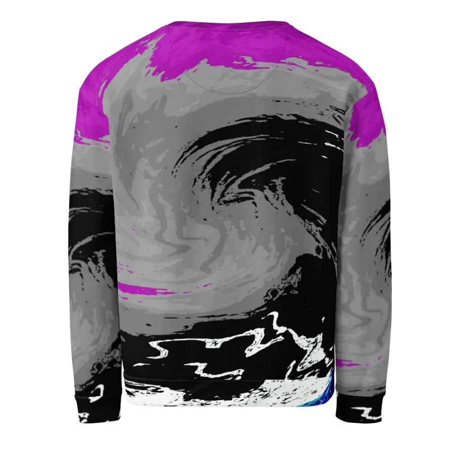 Abstract Vivid Swirling Melting Forest Unisex Sweatshirt product image (6)