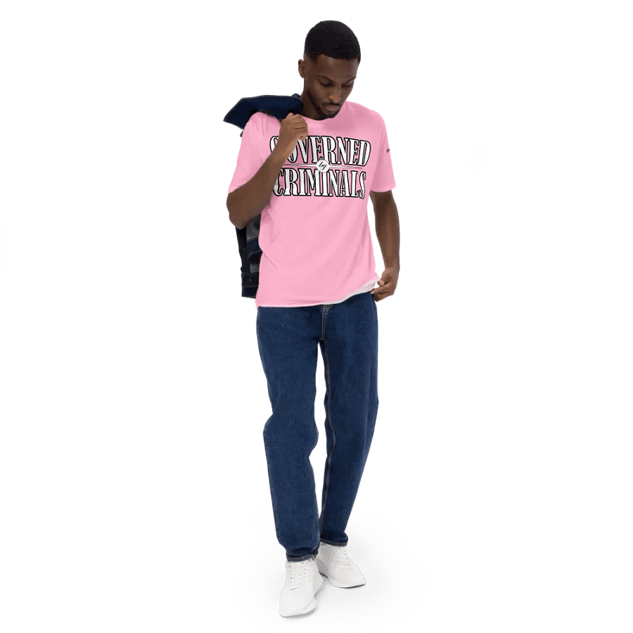 Governed By Criminals - UK - Pink - Crew Neck T-Shirt product image (5)