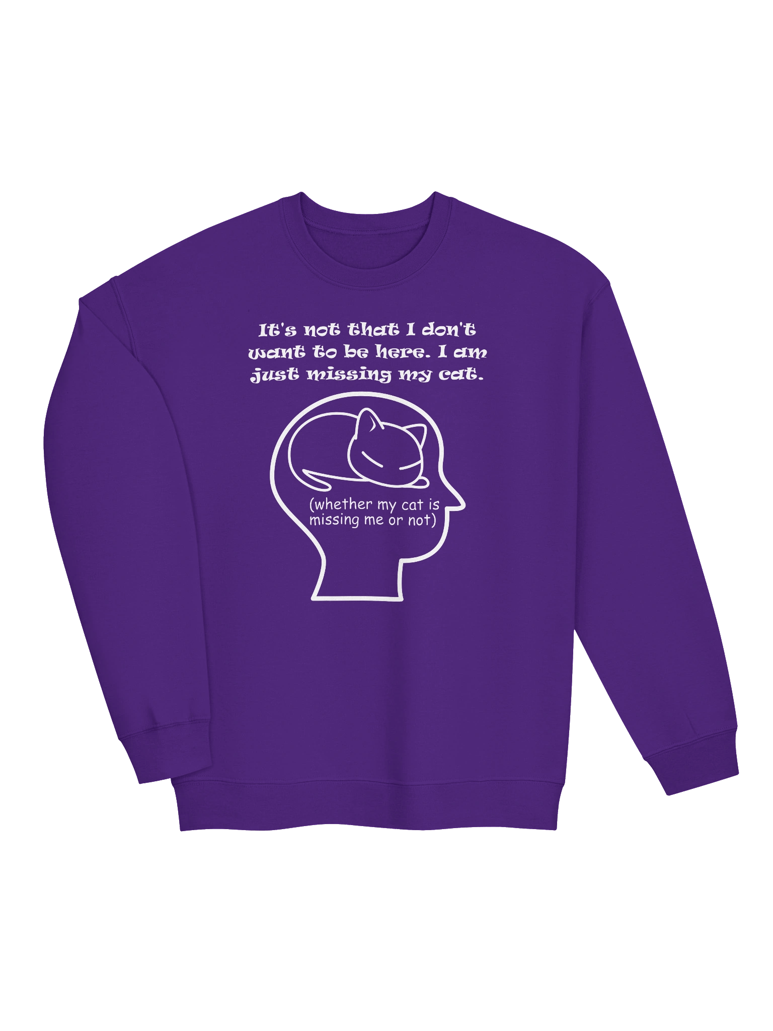 Monday Blue Kind of Mood - Unisex Adult Sweatshirt product image (3)