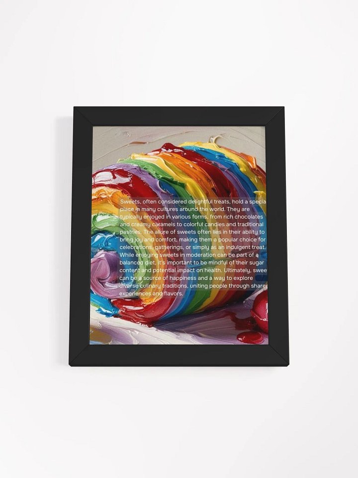 oil painting of rainbow sweets product image (11)
