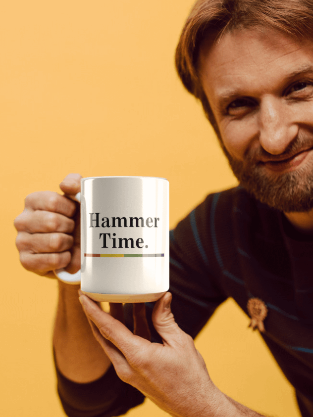 hammer time mug - 100% ceramic product image (1)