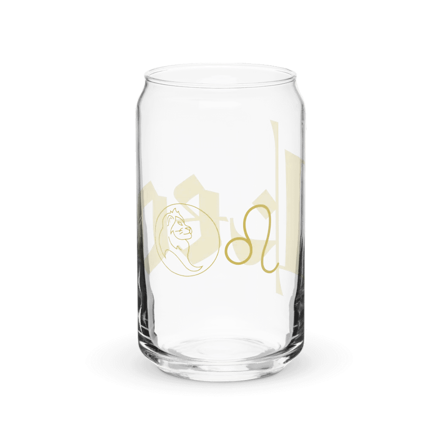 Leo Zodiac Can-Shaped Glass product image (6)