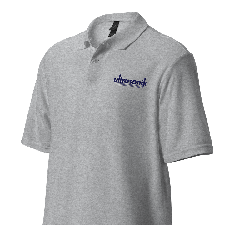 ultrasonik Logo Unisex Polo (White or Sport Grey) product image (3)