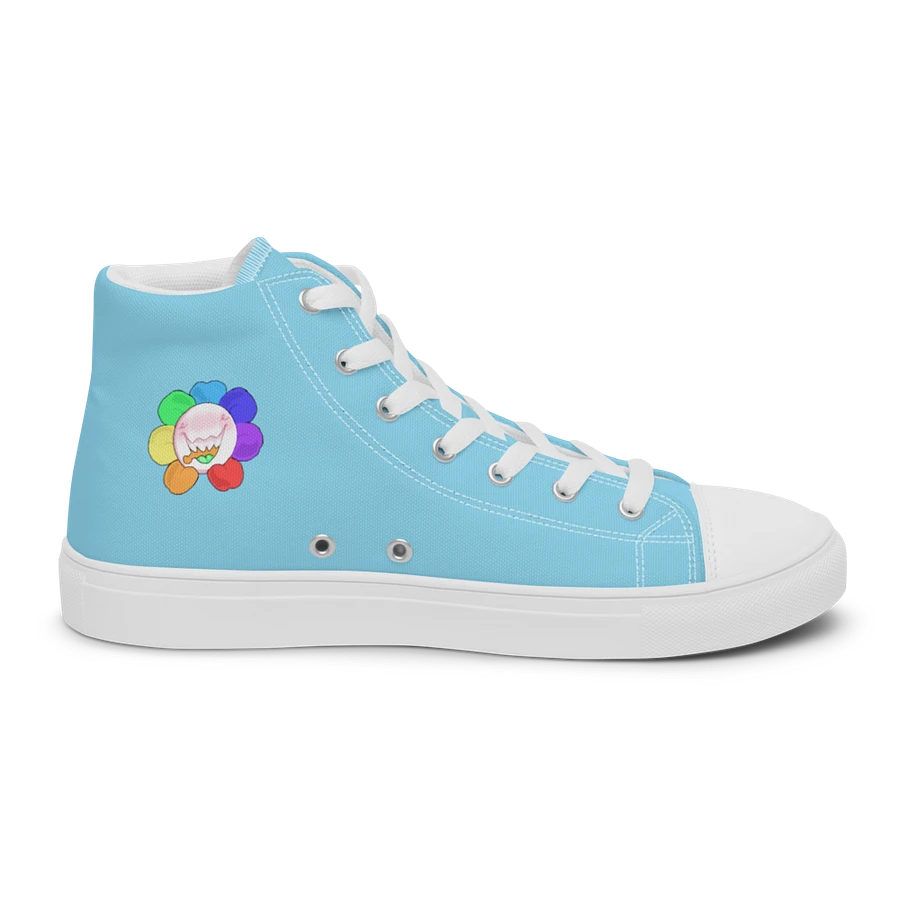 Pastel Blue and White Flower Sneakers product image (6)