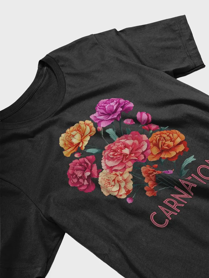 Floral Graphic T Shirt | Carnation product image (2)