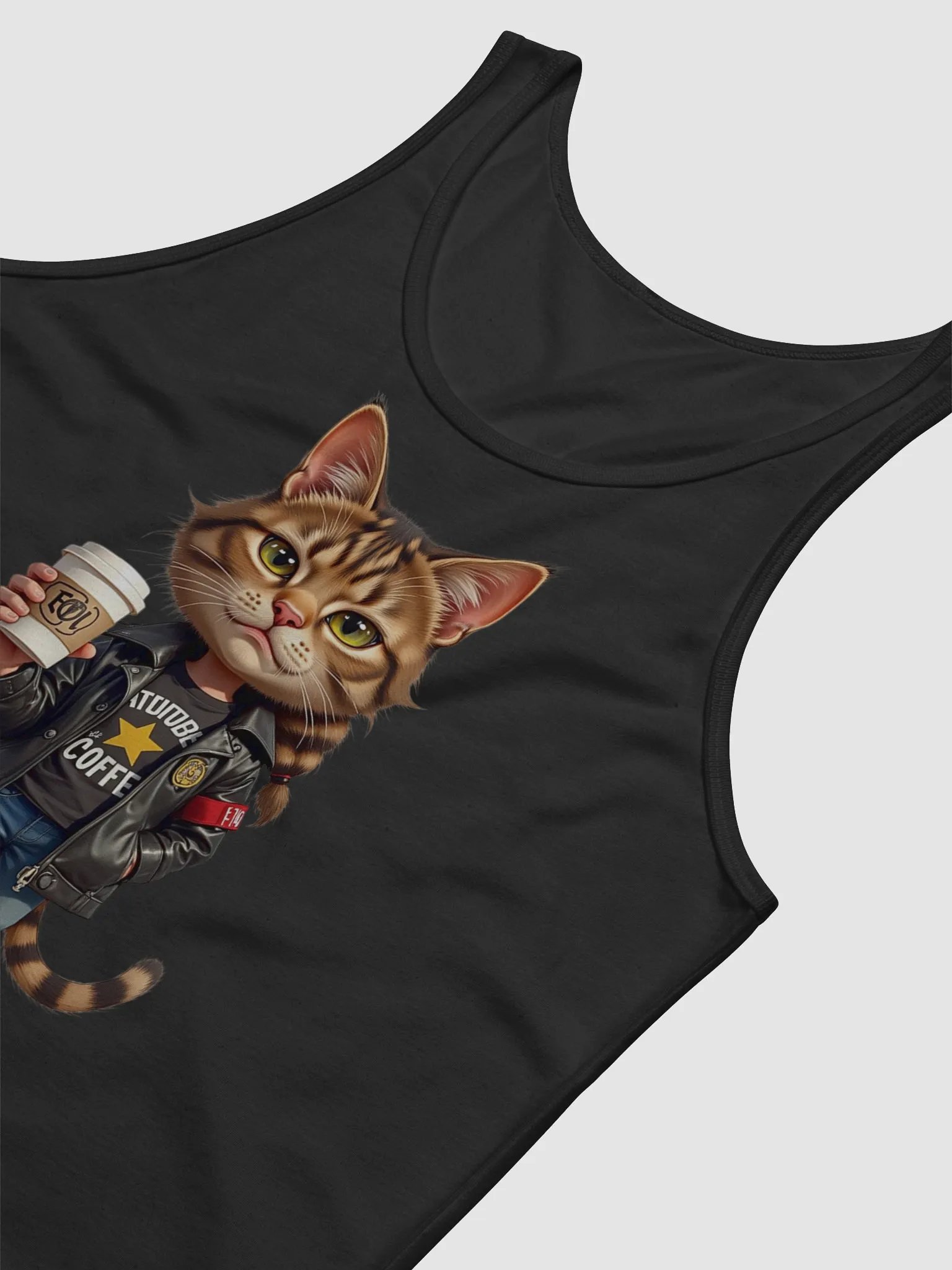 Confident Cat Coffee Tank product image (45)