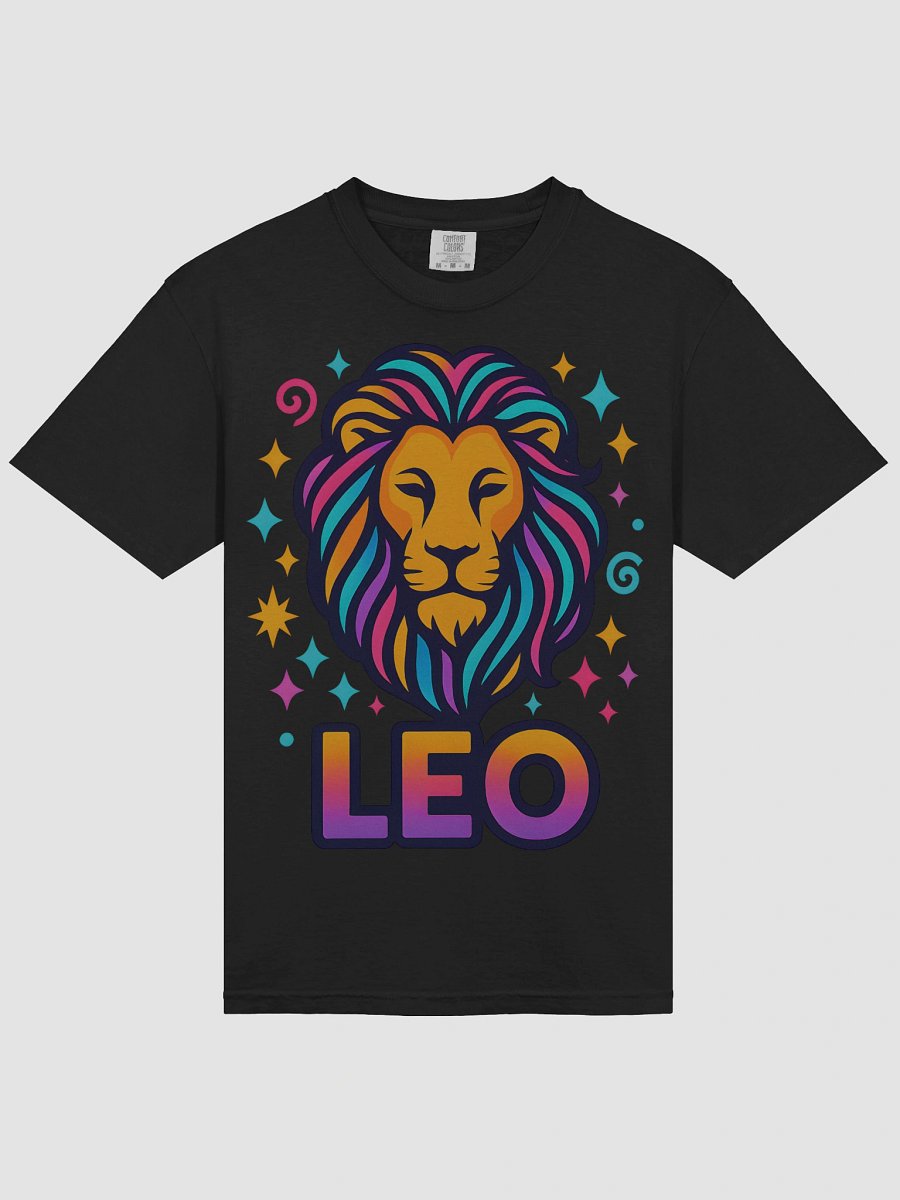 Leo Zodiac Sign T-Shirt – Bold & Radiant Star Sign Design product image (3)