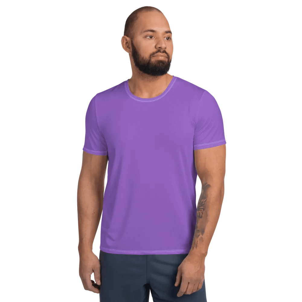 Plain Color Amethyst Athletic T-Shirt product image (1)