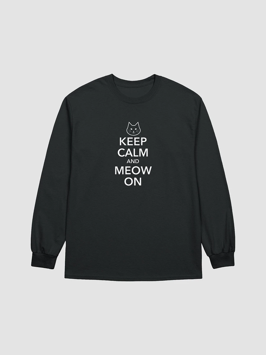 Keep Calm and Meow On Long Sleeve product image (6)