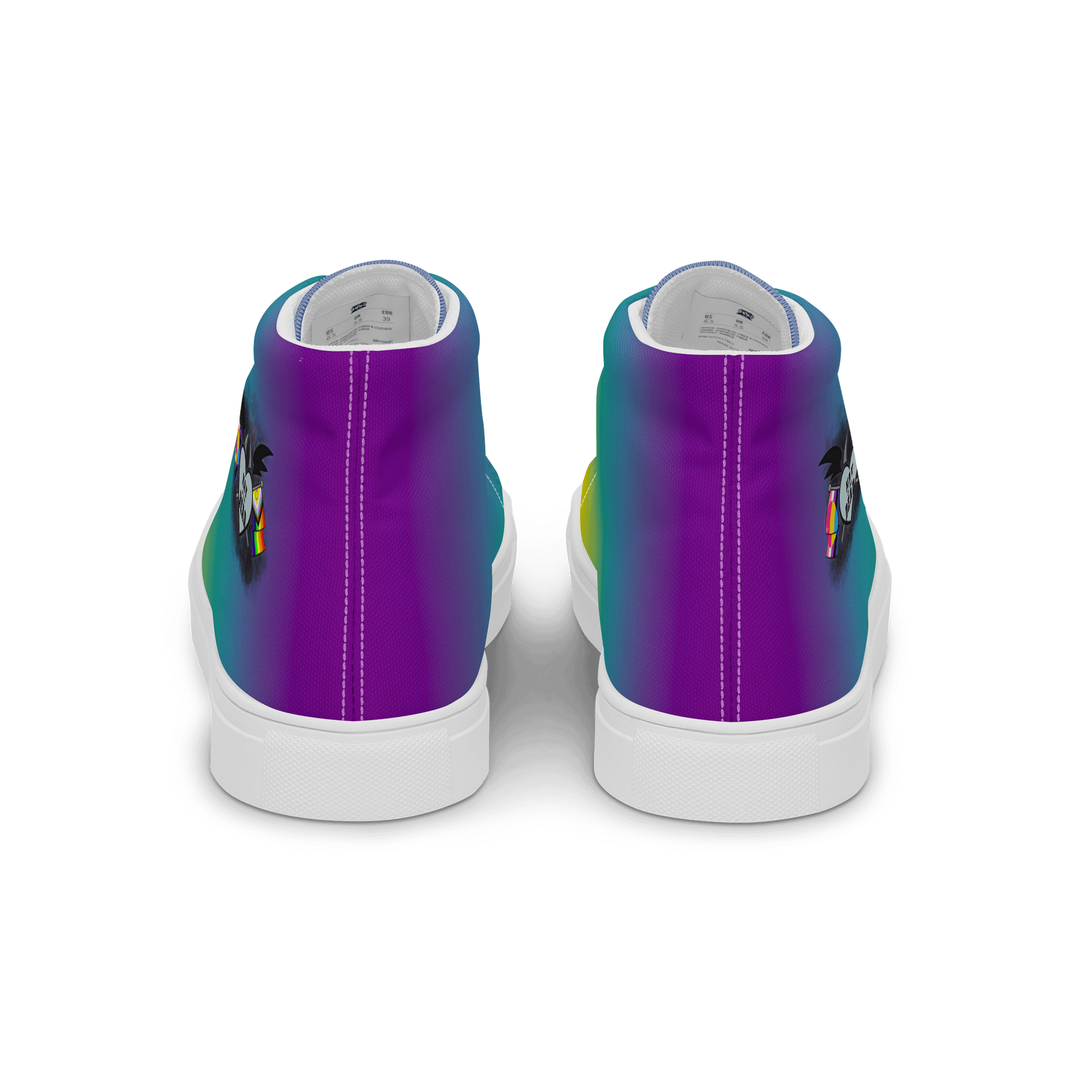 Kay_of_the_Dead Pride Logo Men's High Tops product image (4)