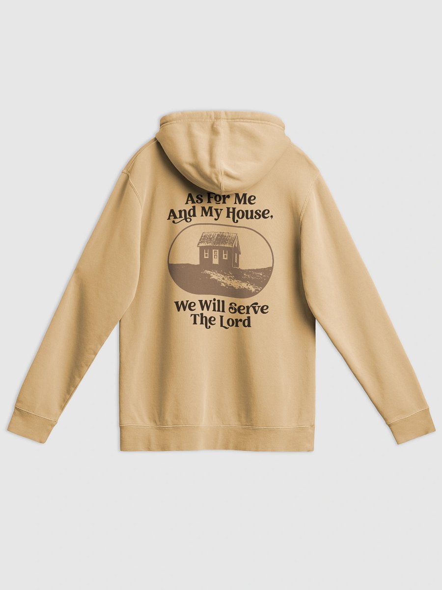 As For Me And My House Pigment Dyed Hoodie product image (2)