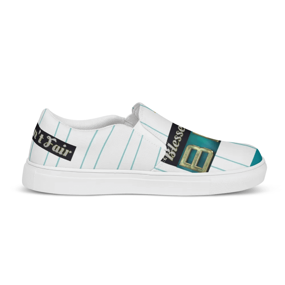 BBG Light Green Striped Men's Slip Ons product image (11)