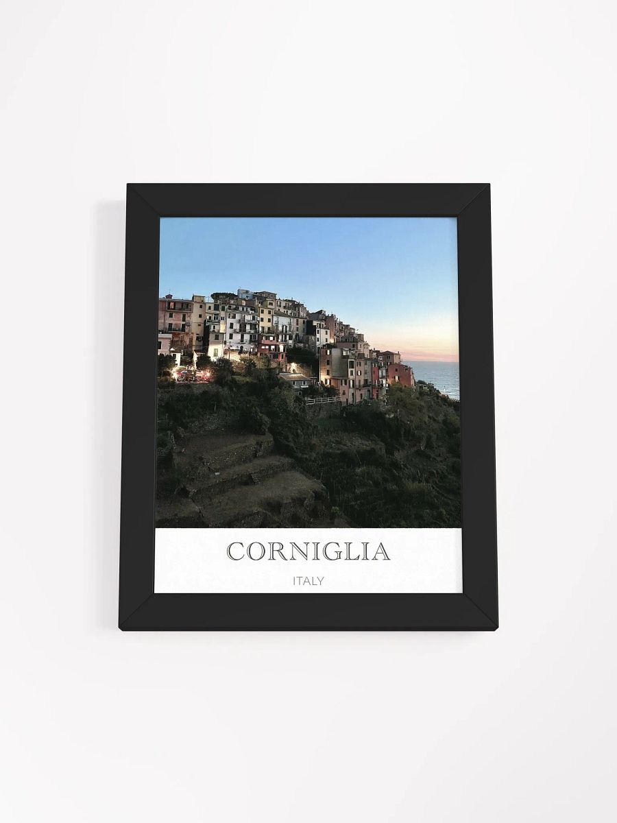 Corniglia Cinque Terre - Framed High-Quality Matte Poster product image (4)
