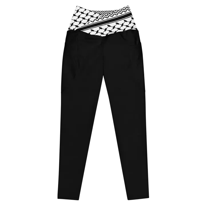 Kuffiiyeh Waistband Leggings with Pockets! product image (1)