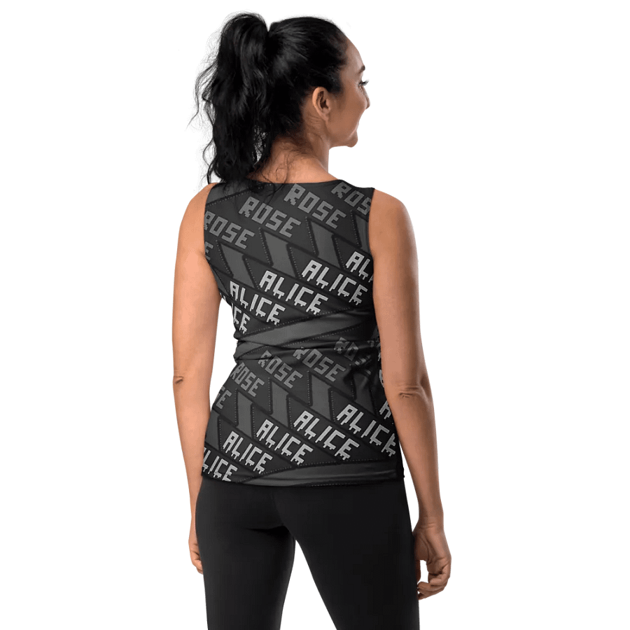 AR PIXEL Tank Top BW product image (9)