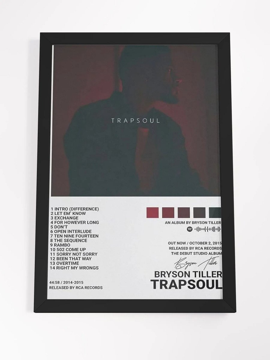 Bryson tiller Album poster product image (4)