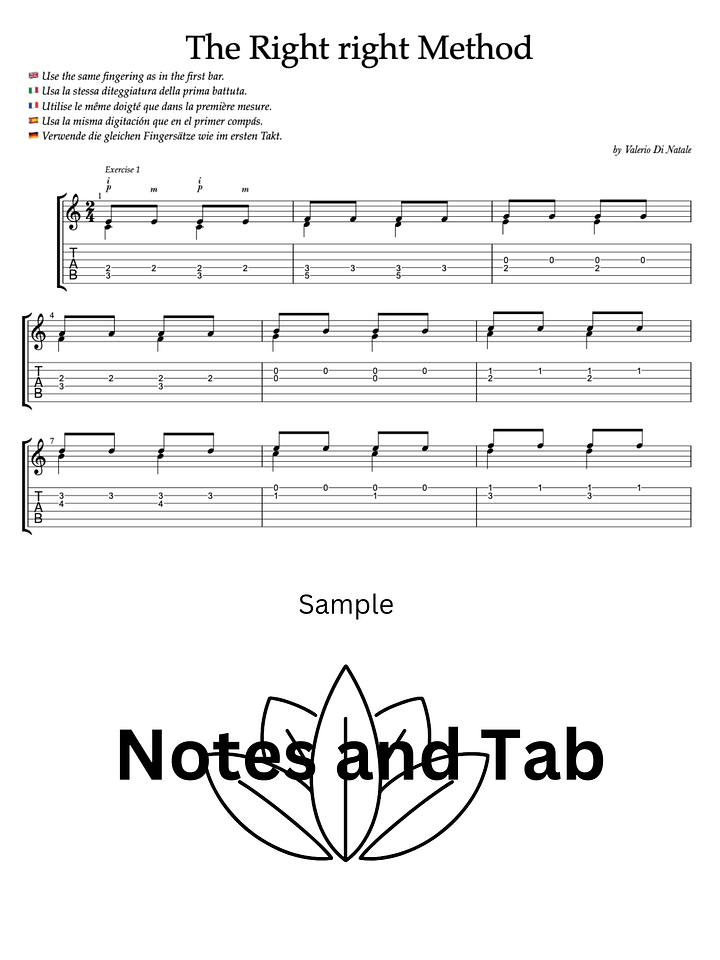 🎸The Right right Method by Valerio Di Natale product image (2)