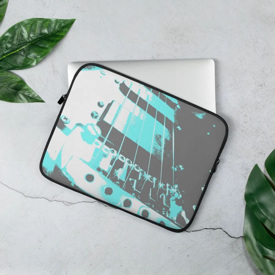 Blue Guitar Laptop Sleeve product image (3)