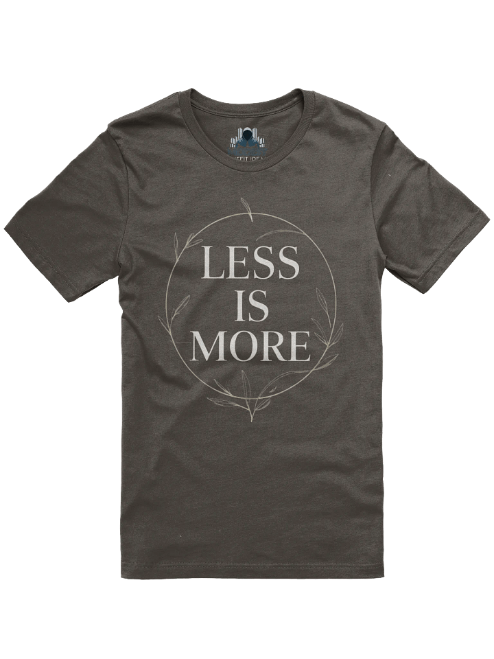 Minimalist T-Shirt, Less Is More Gift, Neutral Modern Tee product image (1)