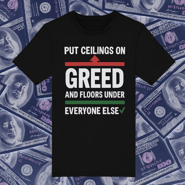 Greed Limits Unisex Supersoft T-Shirt product image (1)