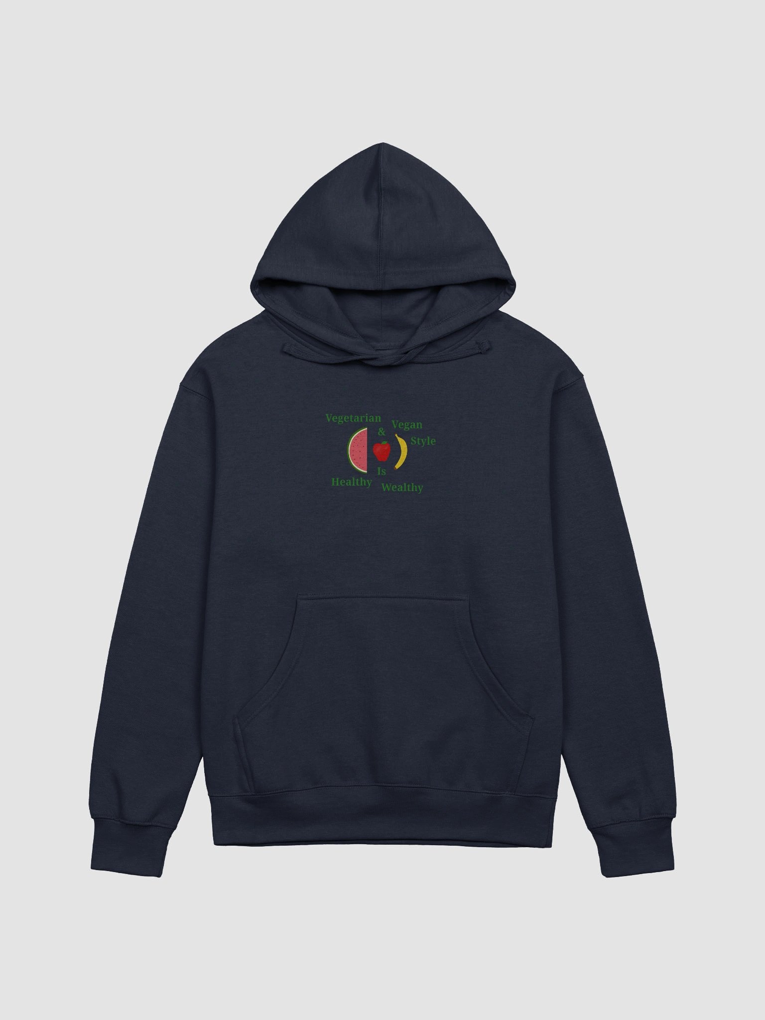 Healthy & Wealthy Vegan Style Hoodie product image (1)