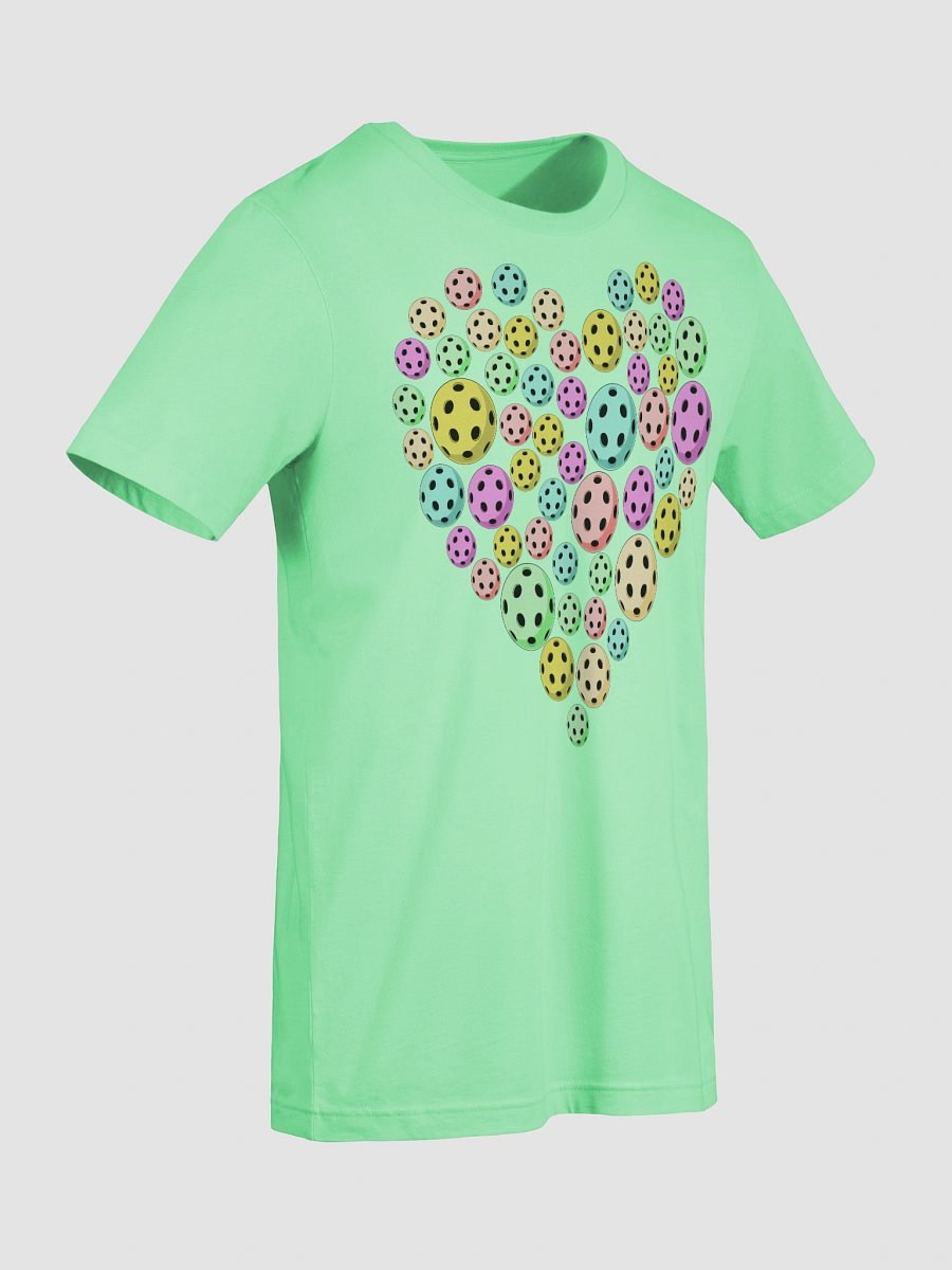 Heart Pickleball Coloured Tee product image (30)