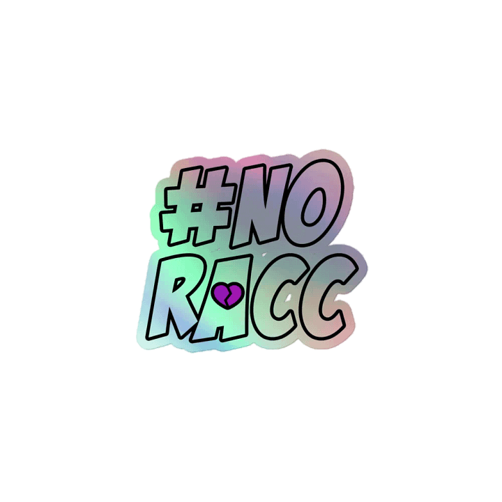 #NO RACC HOLO STICKER product image (1)