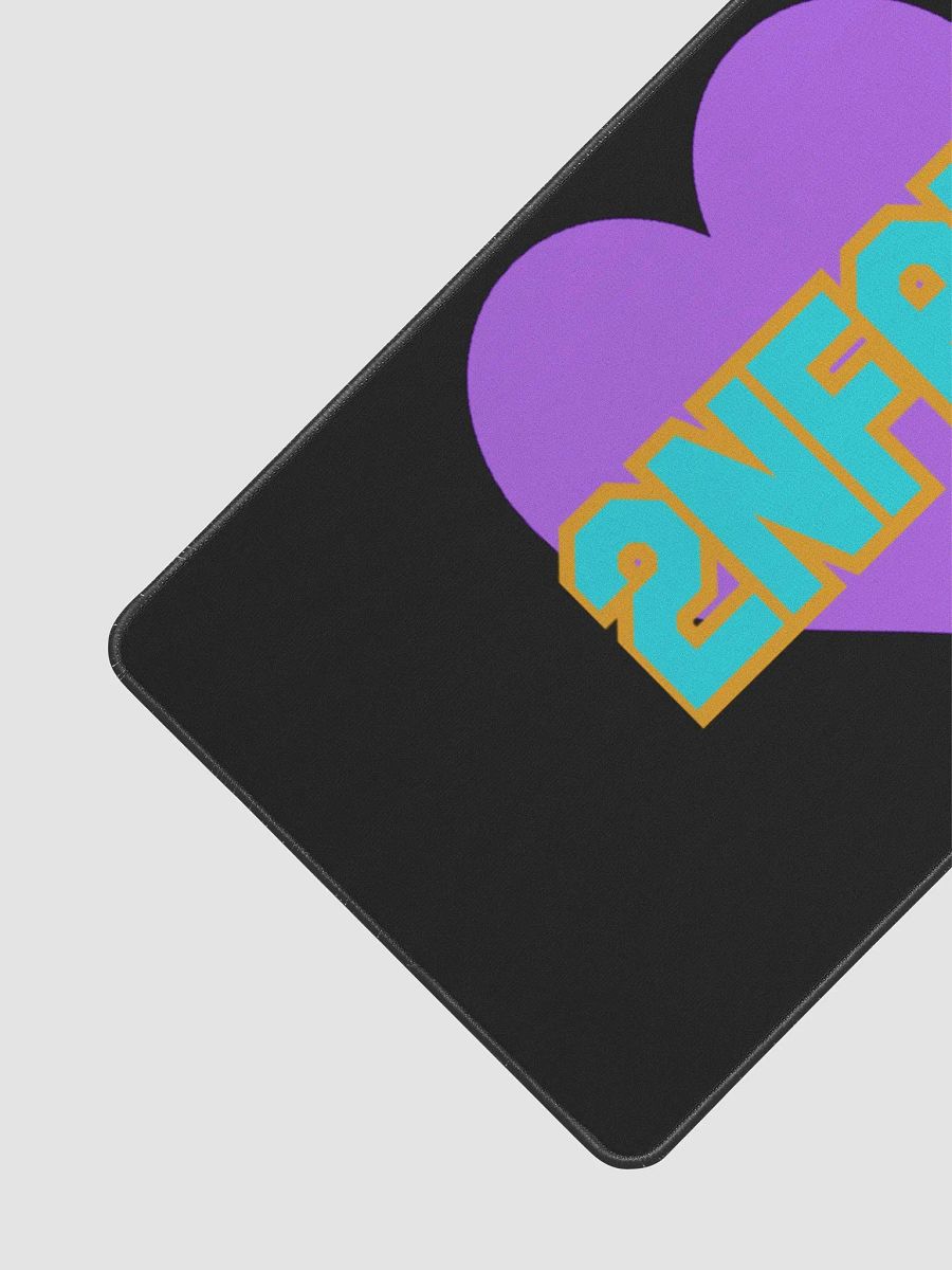 2NFAM Heart Desk Mat (Black) product image (3)