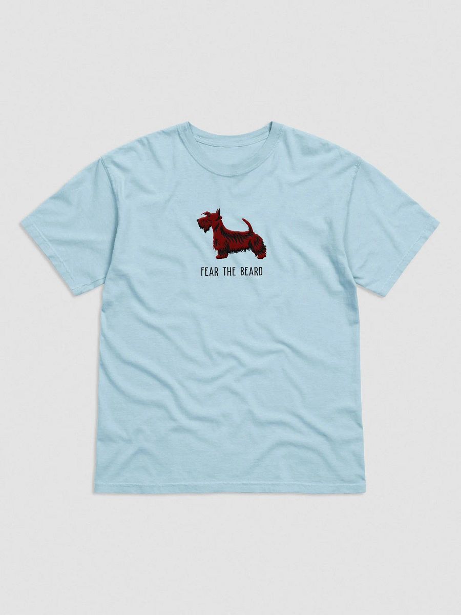 Fear the Beard T-Shirt(Embroidered) of a Scottish Terrier(Brown) product image (4)