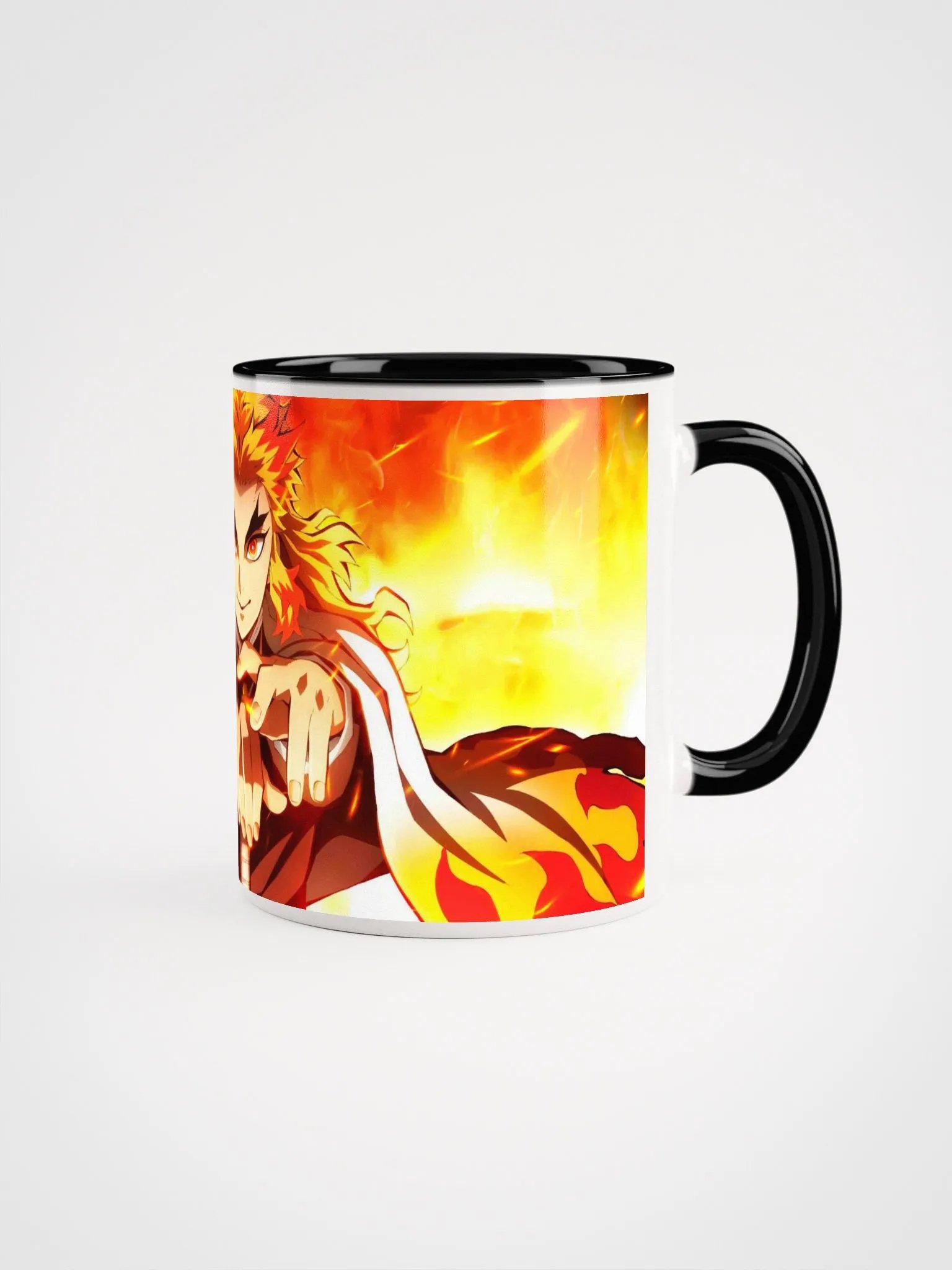 Flaming Demon Slayer Ceramic Mug - Premium Anime-Inspired Coffee Mug product image (1)