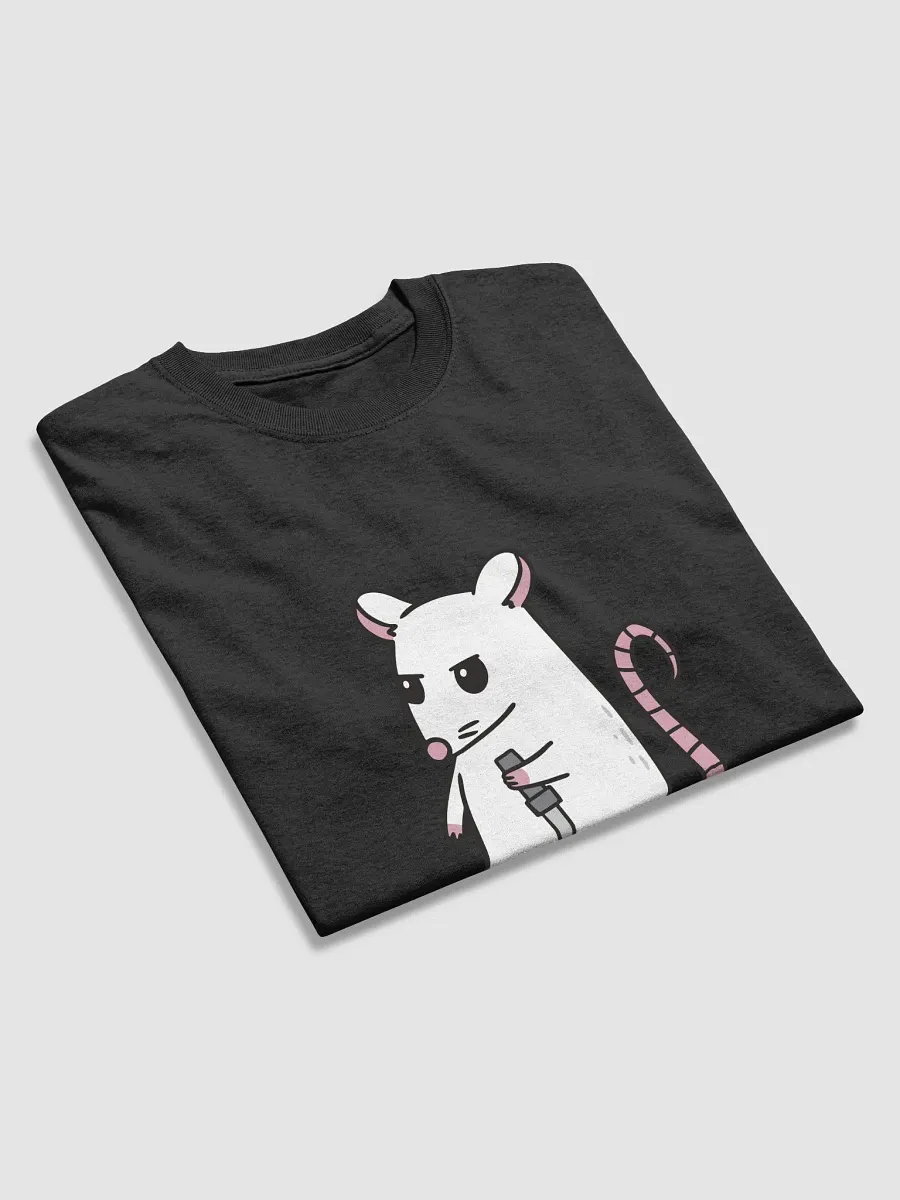 Mouselander Dagger-Wielding Mouse Cartoon T-Shirt product image (2)