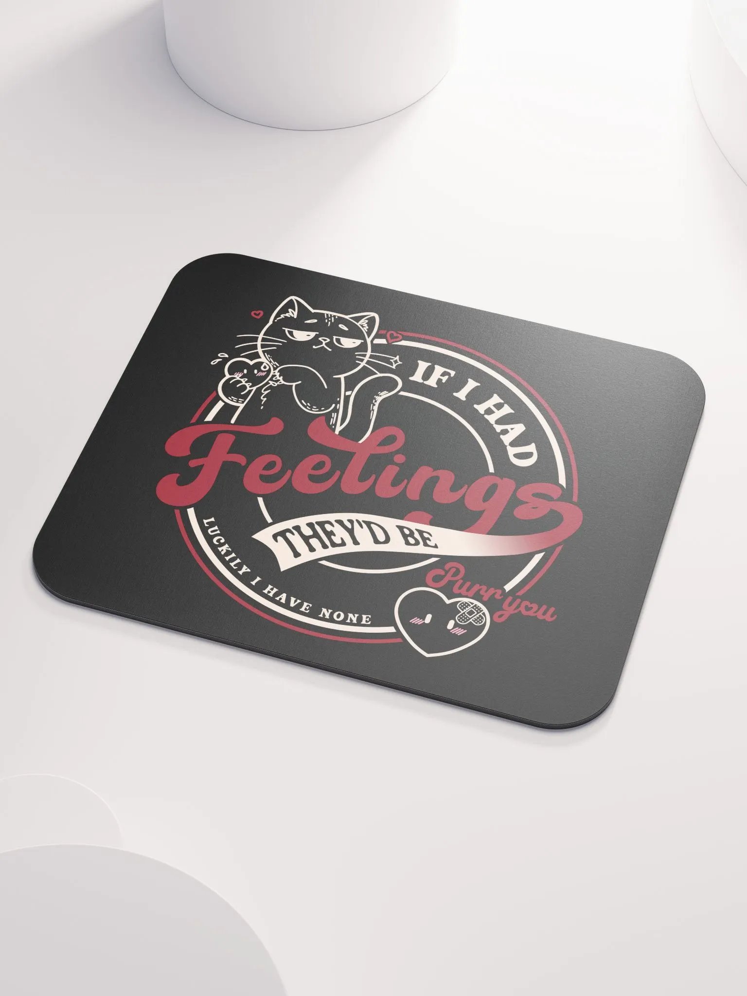 Paws Off My Heart - mouse pad product image (3)