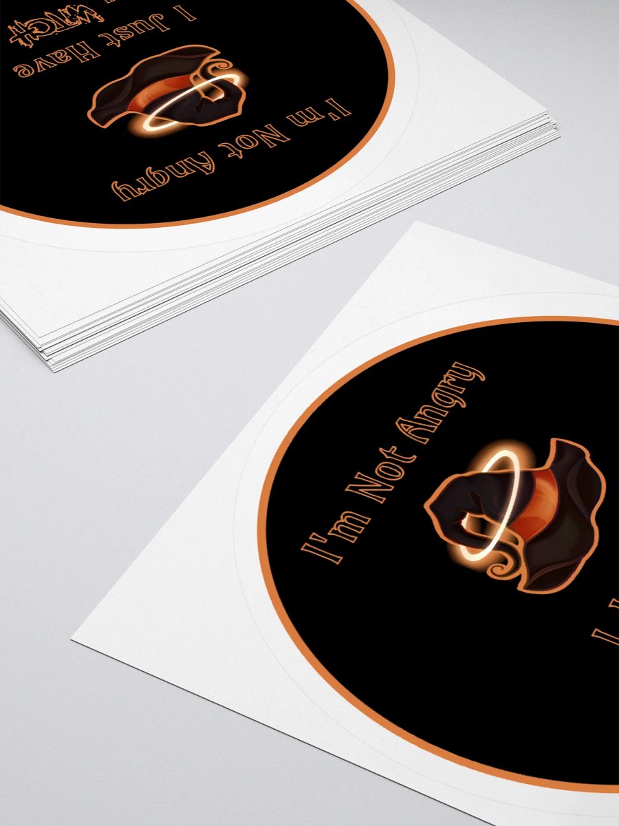 Resting Witch Face Sticker product image (4)