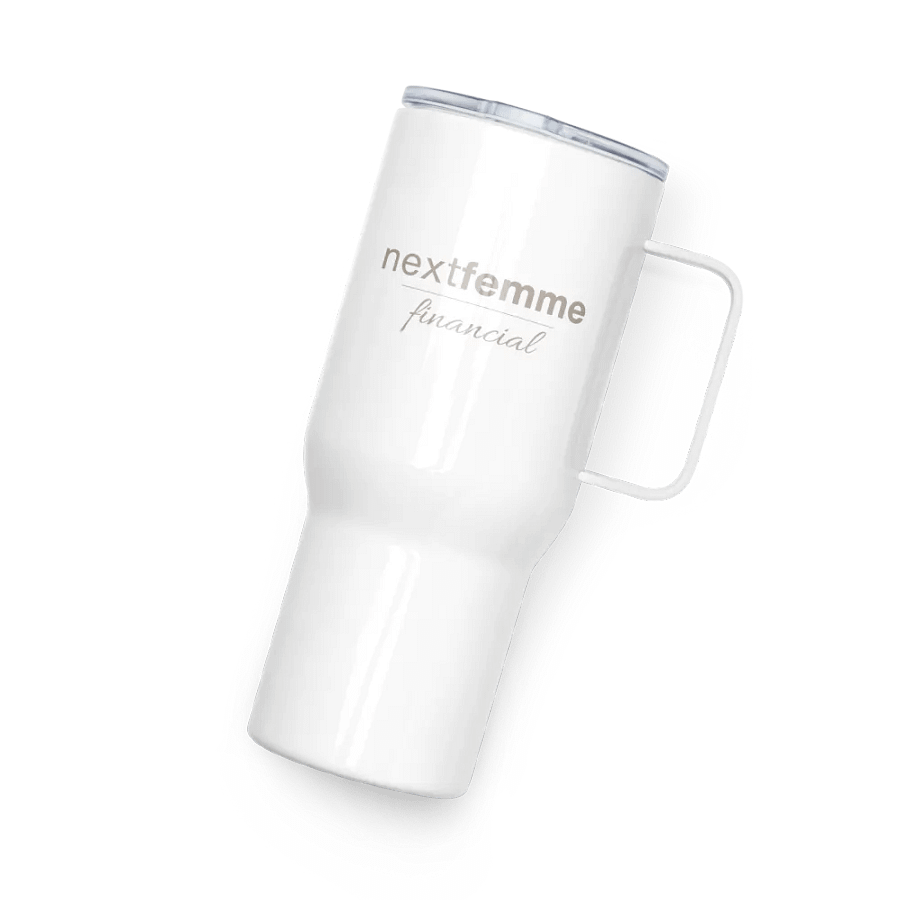 Eternal Travel Mug with Taupe Logotype product image (7)