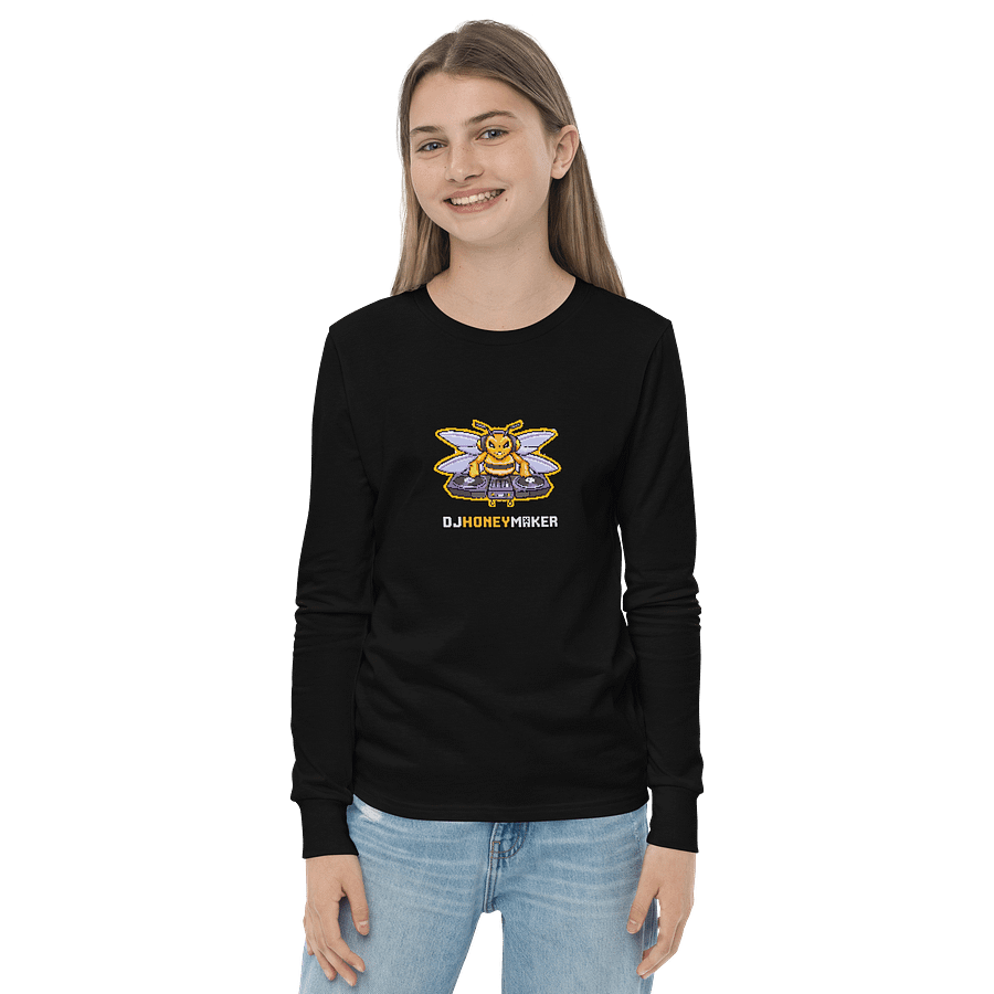 8 Bit Logo Youth Long Sleeve T-Shirt product image (8)