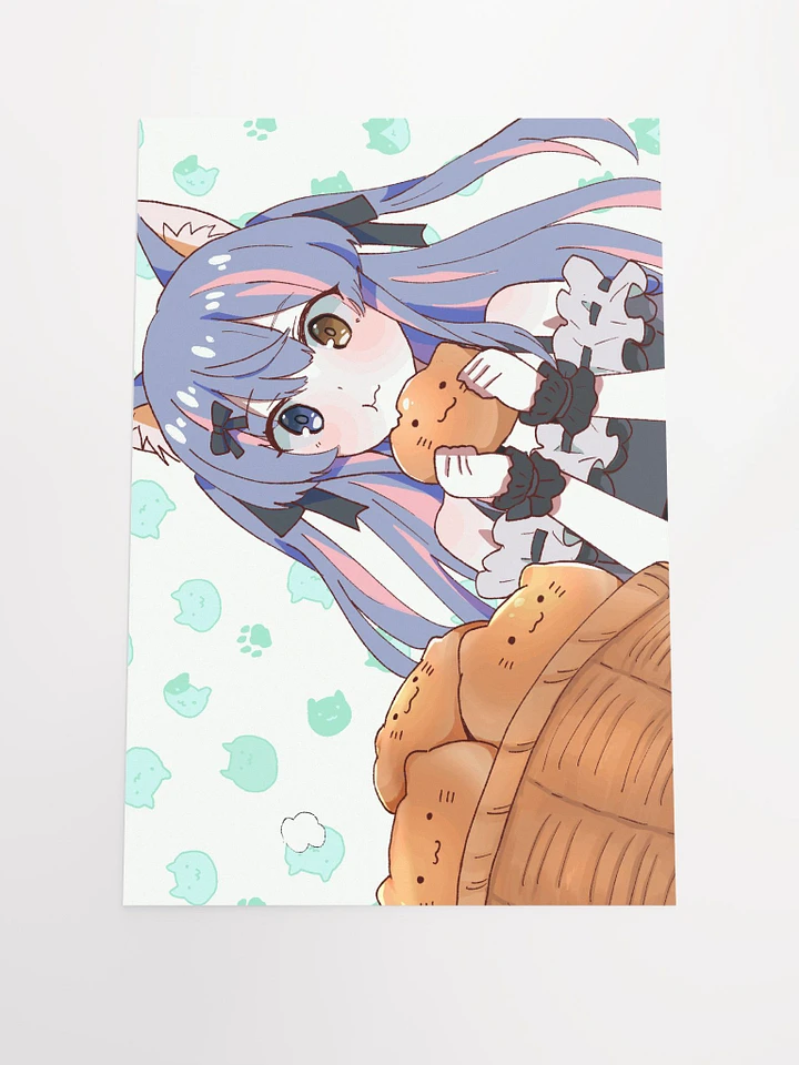 Neko Eating Poster product image (1)