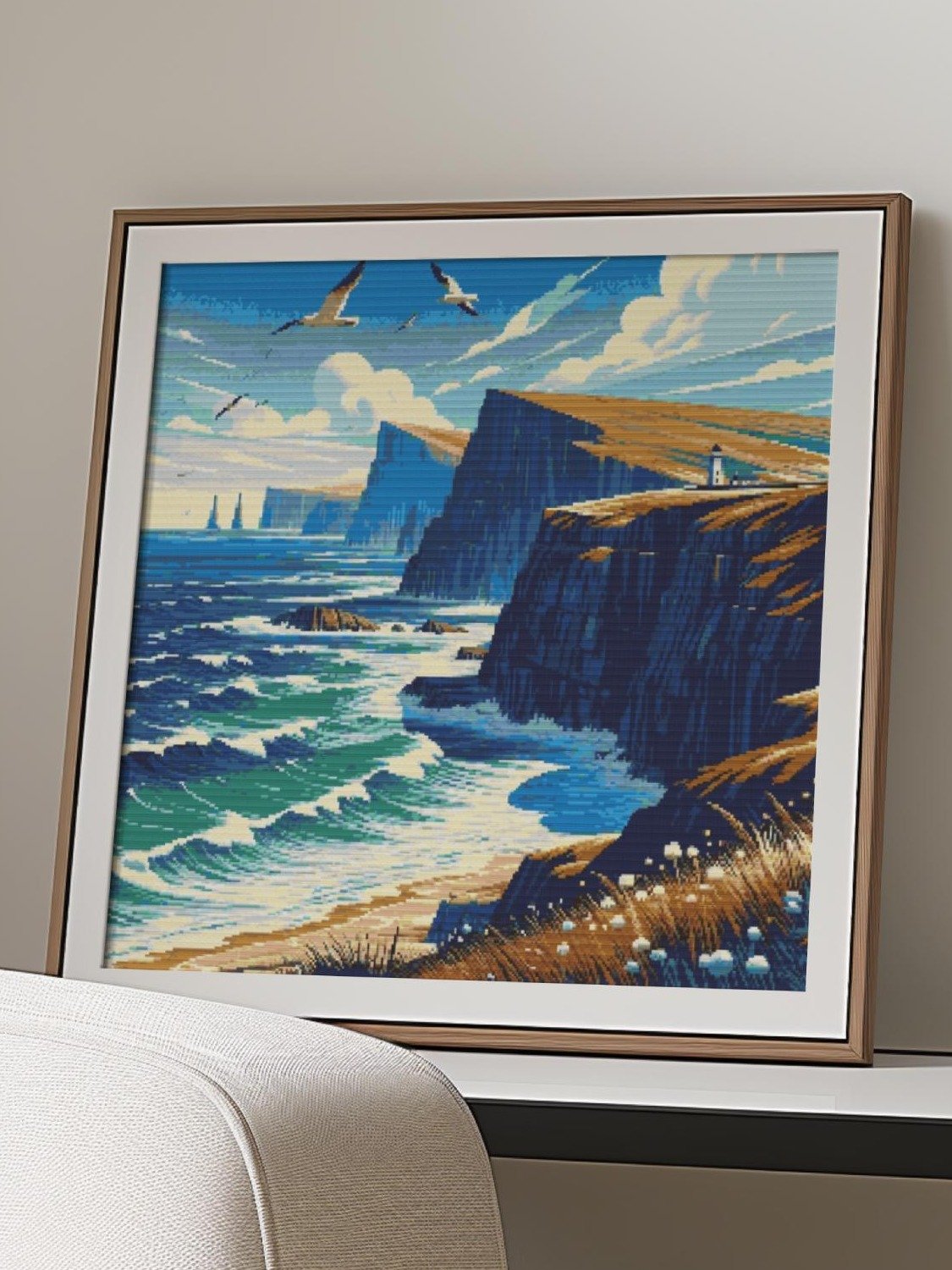 Sea Cliffs Cross Stitch Pattern product image (5)