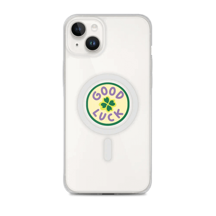 Lucky Clover MagSafe® Clear iPhone® Case product image (1)