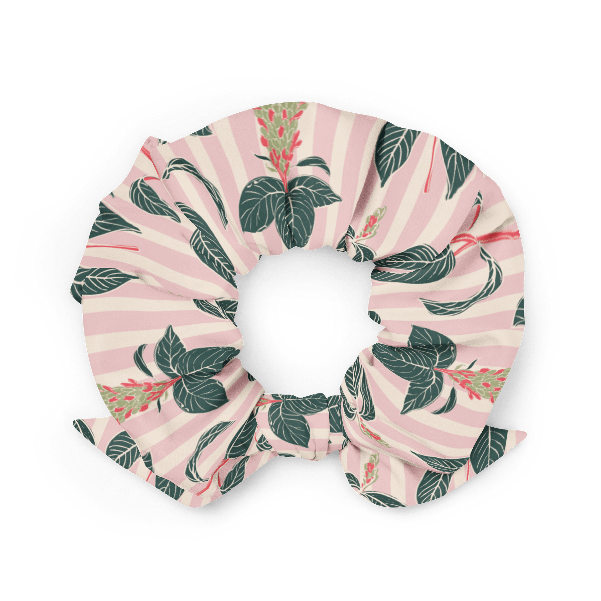 Tropical Foliage All-Over Print Scrunchie product image (2)