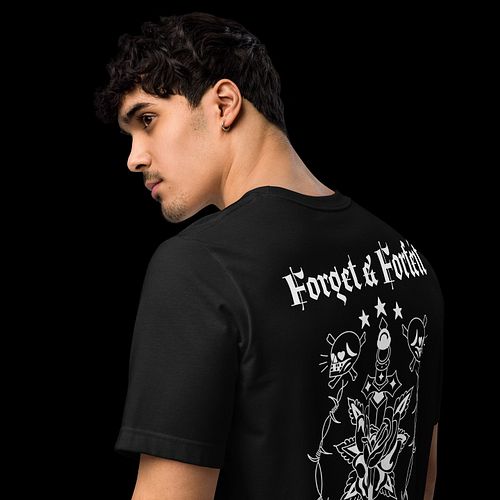 Forget & Forfeit (let it be for emos) design unisex tee $30, free shipping

#streetwear #traditionatattoo #flash #urban